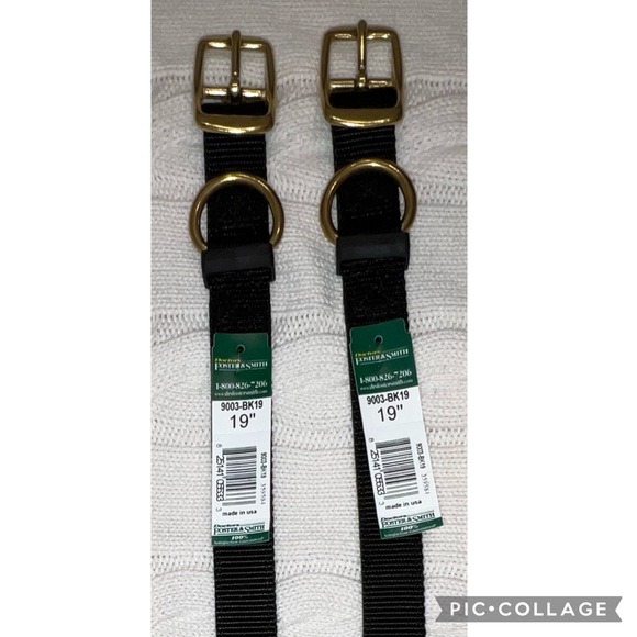 19 inch Doctors Foster and Smith black dog collar. NWT. - Picture 1 of 3